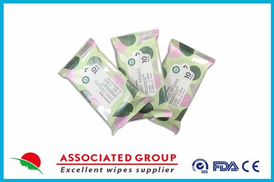 Biodegradable Antibacterial Wet Wipes Made From 100% Natural Viscose Fiber