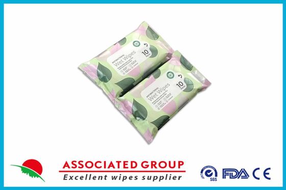 Biodegradable Antibacterial Wet Wipes Made From 100% Natural Viscose Fiber