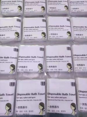 High Water Absorption Disposable Bath Towel For Hotel Hot Spring Salon Gym
