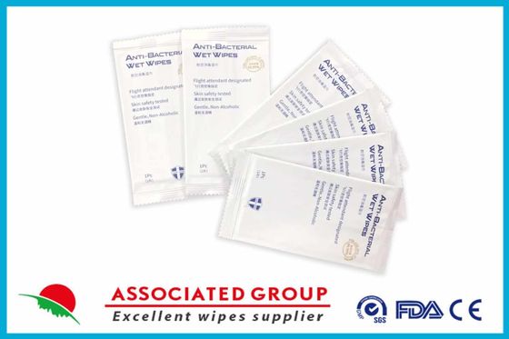 Skin Safety Test Antibacterial Wet Wipes Gentle, Non Alcoholic