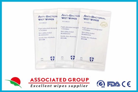 Skin Safety Test Antibacterial Wet Wipes Gentle, Non Alcoholic