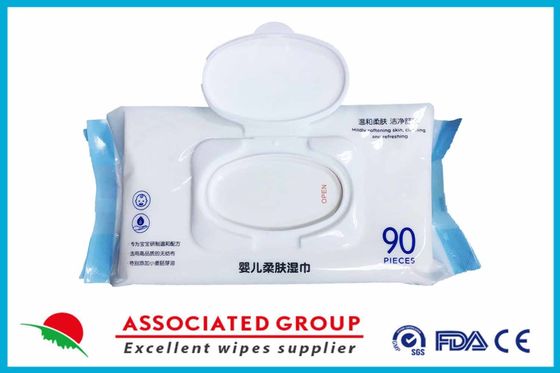 Wheat Germ Oil Extract Baby Soft Wet Wipes Skin Cleaning And Refreshing
