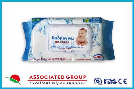 80 PCS Skin Care Comfortable Baby Tender Moisturizer Wet Wipes, Alcohol Free