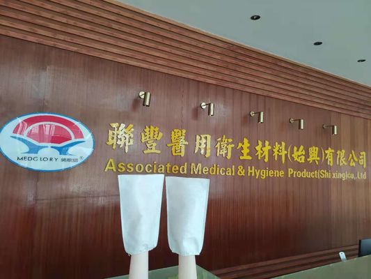 70g Nonwoven  Shoe Polishing Disposable Dry Glove With Elastic Rubberband