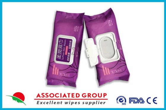 Soften Wet Wipes Include Vitamin E And Aloe Vera Extract, No Alcohol And Perfume