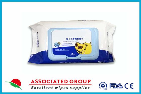 Baby Cotton Care Wipes With Chamomile, Gently Cleansing Oat Amino Acids