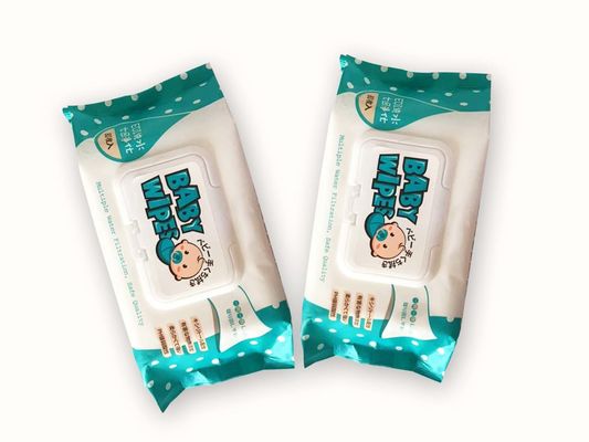 Rayon Spunlace Baby Wet Wipes 99% Water No Synthetic Fragrance