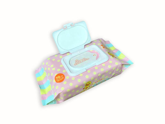 20x15cm Latex Free Baby Wet Wipes Hypoallergenic Unscented Refill Packs