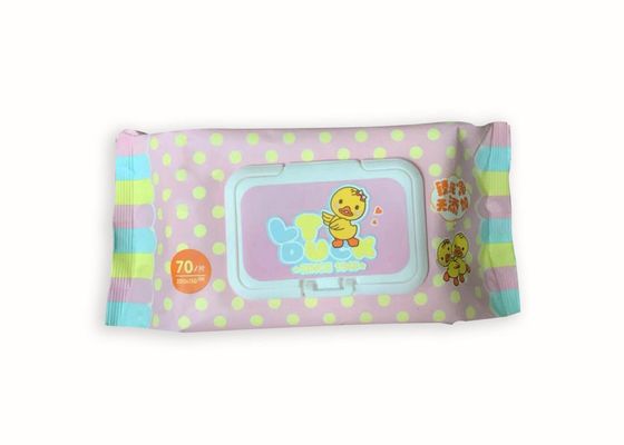ODM Infant Baby Wet Wipes Fragrance Free With Lid Aloe Vera Xylitol Extract