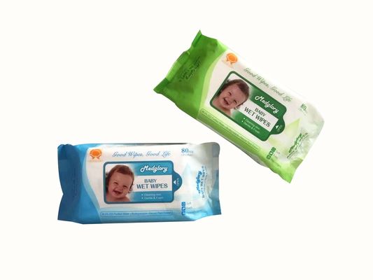 45 Gsm Cleaning Baby Wet Wipes 99.9% EDI Purified Water Perfume Free