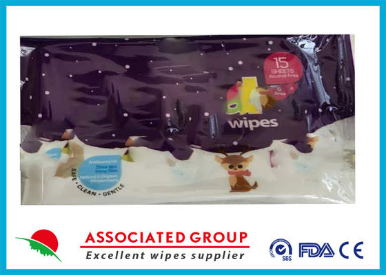 Refreshing Wipes Cucumber & Green Tea Scented Hypoallergenic Dermatologically Tested