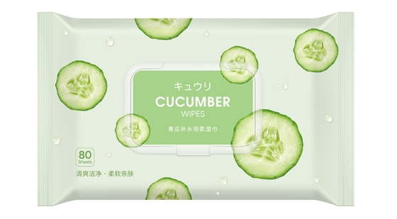 80ct Baby Wet Wipes Natural Cucumber Scent and Cucumber Extra Baby Wipes
