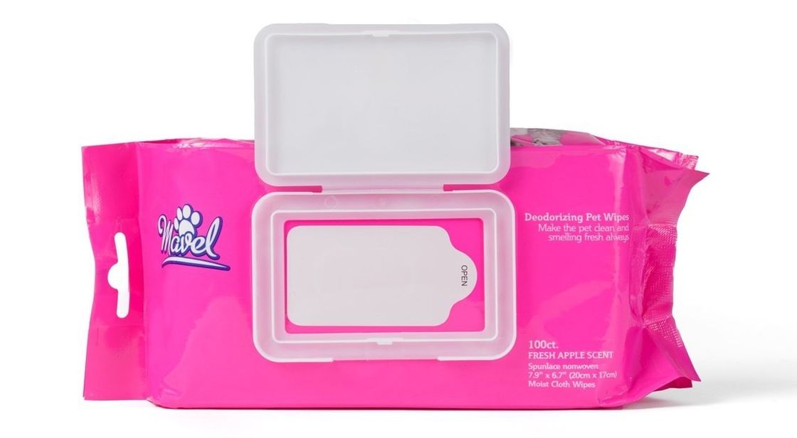 Personalized Pet Cleaning Wipes Eco Friendly ISO Certification