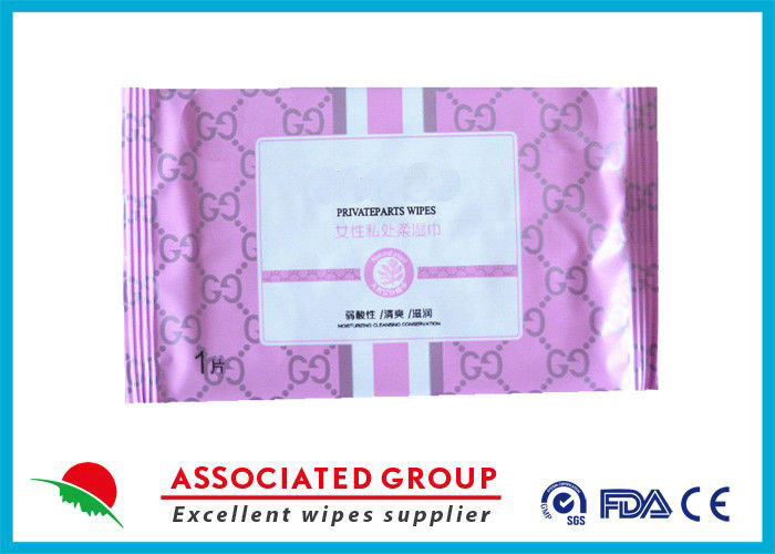 Disposable Organic Smooth Feminine privateparts Hygiene Wipes With Fresh Scent