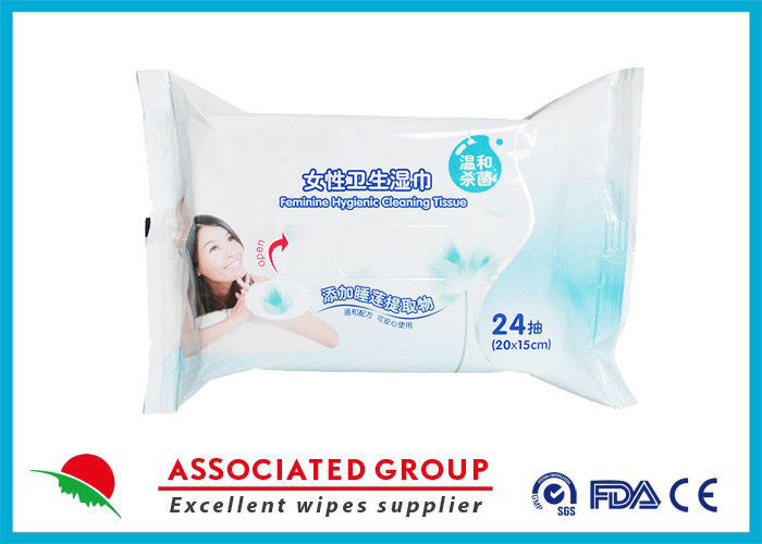 All Natural Personal Cleansing Makeup Remover Wipes Light Fresh Scent 24 Wipes
