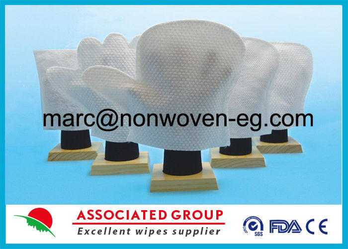 Dry Nonwoven Spunlace or Needle Punch Wash Glove Mitts  Sew Or Ultrasonic 50pcs