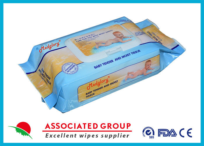 80 Pcs Natural Baby Tender And Moist Tissue / Baby Wet Wipes