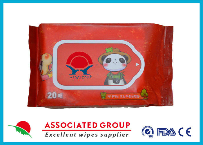 20 Pcs Wet Baby Tissues For Hands And Mouth - Biodegradable & Plant-Based