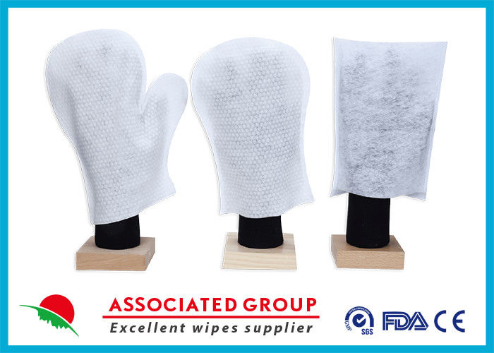 Rinse Free Microwaveable Adult Bed Bath Durable Skin Cleansing Wet Wash Gloves With Nourishing Aloe Vera And Vitamin D
