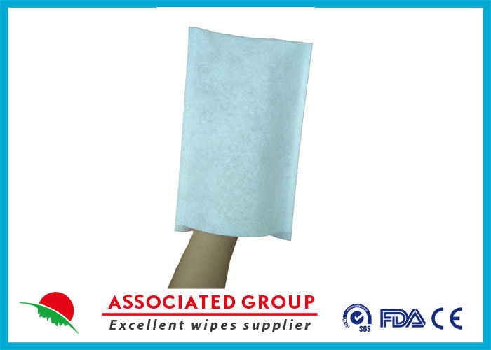 No Rinse Bathing Body Wash Gloves Needlepunch Nonwoven Material Hygiene Products