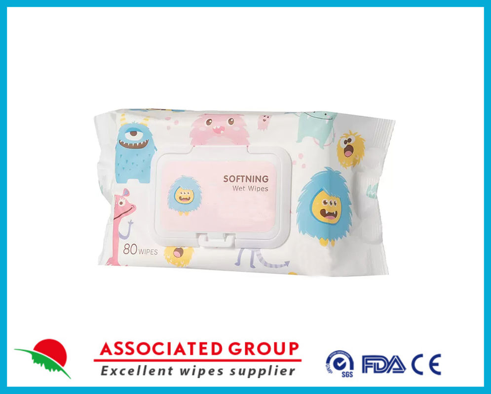 Natural Non Irritating Fragrance Free Water Baby Wipes Unscented For Baby Cleaning