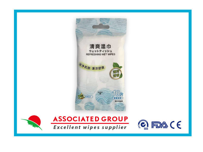 Mint Fragrance Cucumber Juice Adult Wet Wipes