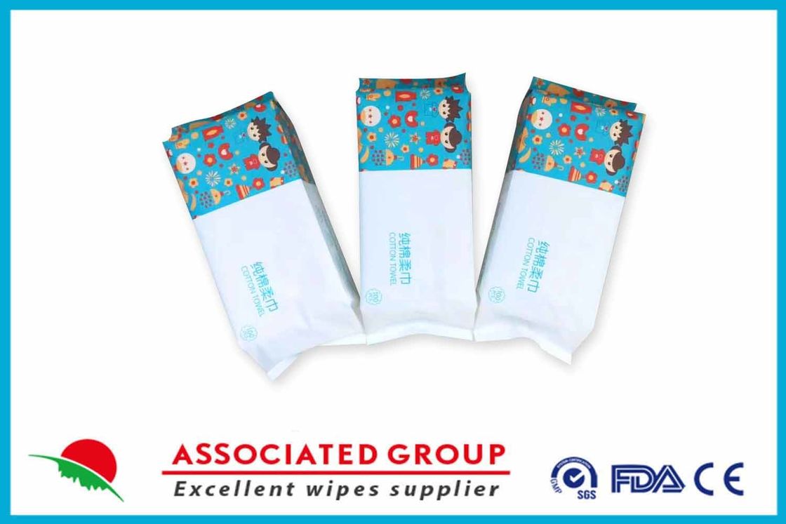 Pure Cotton Spunlace Non-Woven Fabric Disposable Dry Wipes Gentle And Soft
