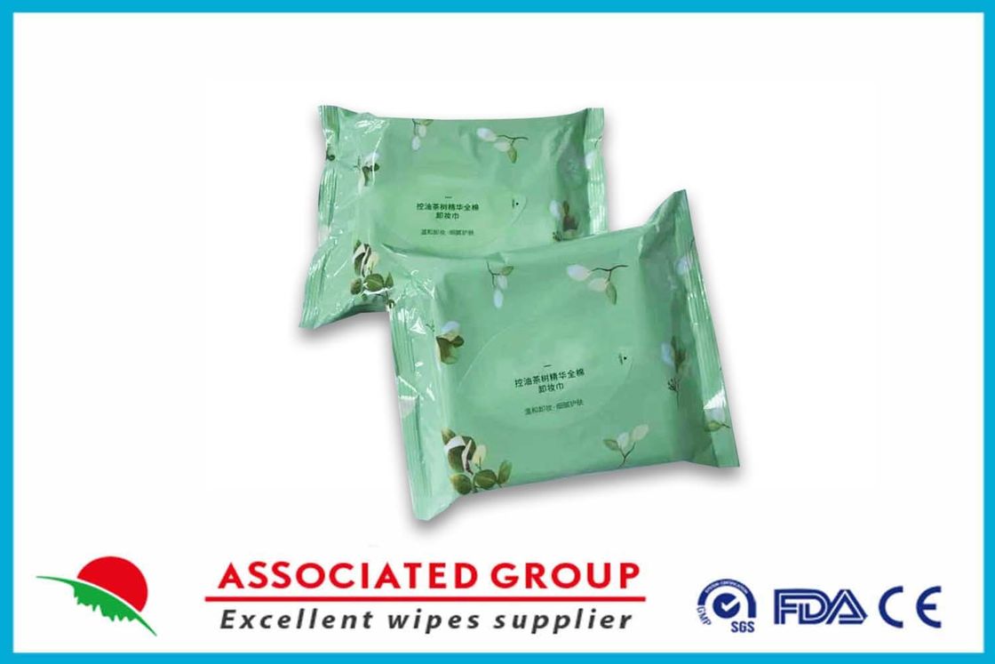 Tea Tree Essence Pure Cotton Mild Make Up Remover Wipes Light And Creamy