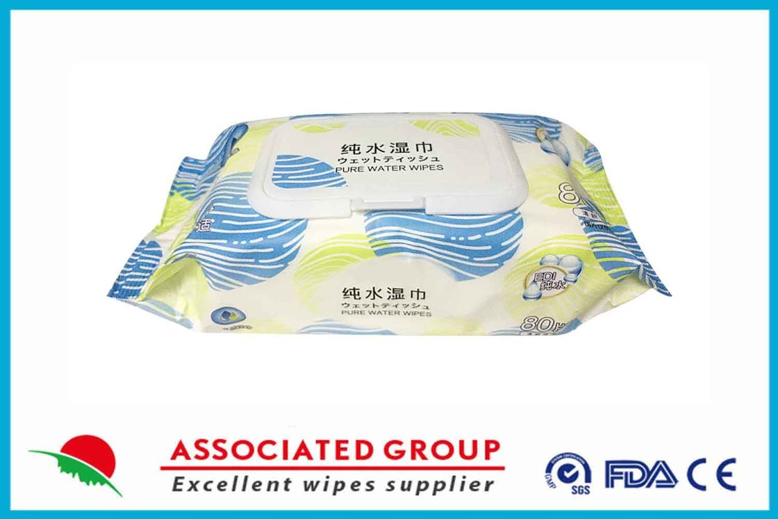 EDI Pure Water Wet Wipes Weakly Acid High Quality Non Woven Fabric