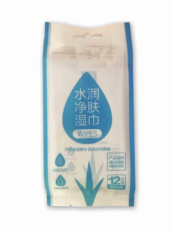 Skin Friendly biodegradable Adult Wet Wipes No Pigment No Fluorescent