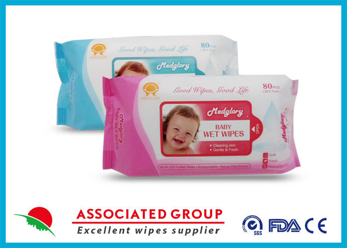 15cm Baby Wet Wipes Wet Tissues Formulated With 100% Food Grade Ingredients