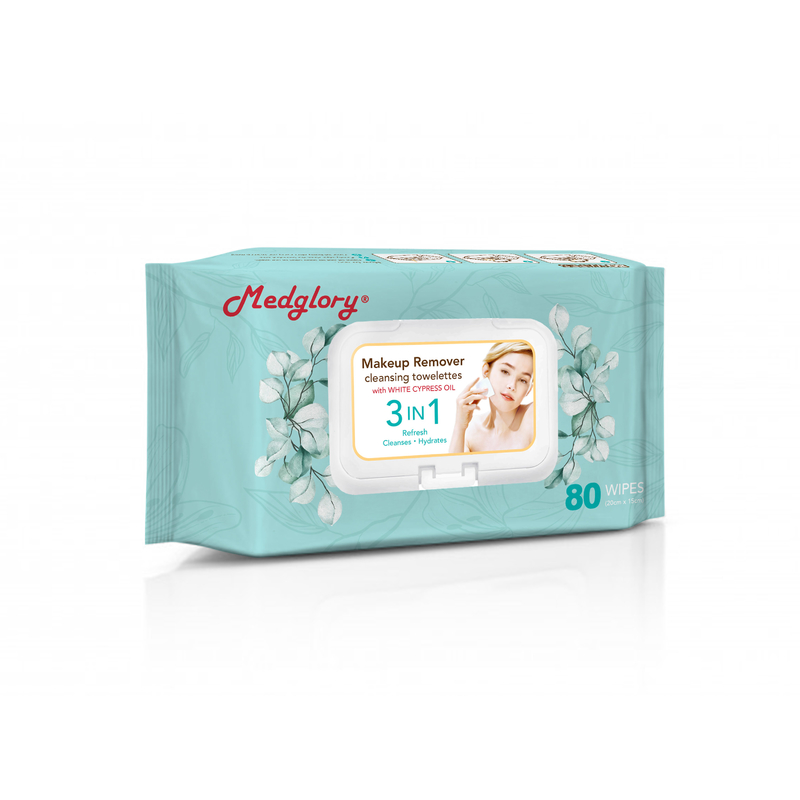 80 Pcs Makeup Remover Wipes Gentle Refresh Pretty Remove Mascara Even Eye Make Up