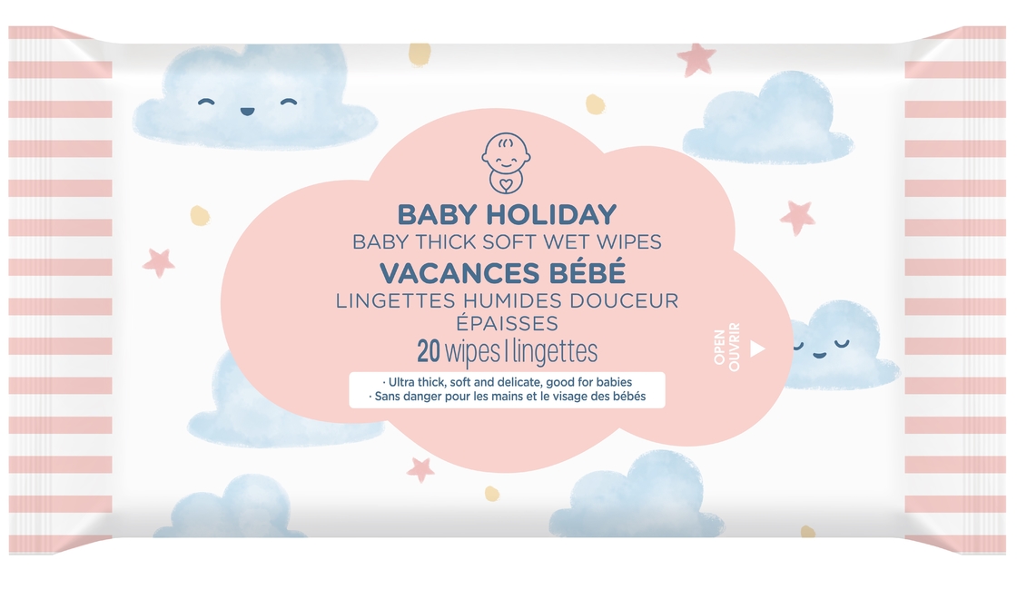Rayon spunlace Extra Thick Baby Wet Wipes Gentle Formula For Sensitive Skin