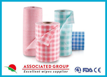 Spunlace Viscose And Polyester (PET) Non Woven Fabric Roll Colorfu Printed