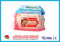Aloe / Vetamin E Natural Baby Wipes No Chemicals Hand / Mouth Cleaning Hyginen Tissues