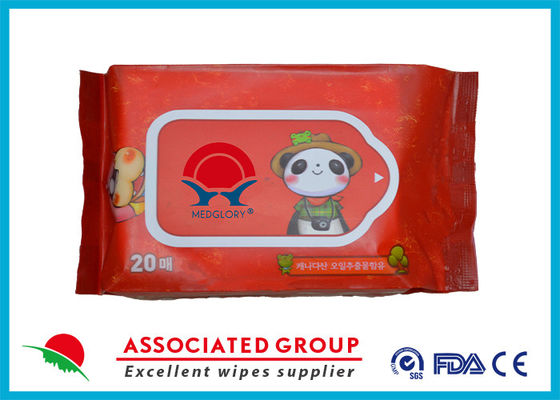 20 Pcs Wet Baby Tissues For Hands And Mouth - Biodegradable & Plant-Based