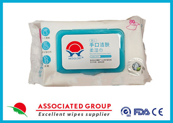 Natural Degradable Baby Hand Mouth Exclusive Wipes With Food Grade Xylitol