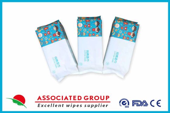 Pure Cotton Spunlace Non-Woven Fabric Disposable Dry Wipes Gentle And Soft