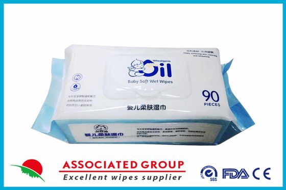 Mild Formula Baby Skin Care Wipes Alcohol Free , Baby Soft Organic Cloth Wipes